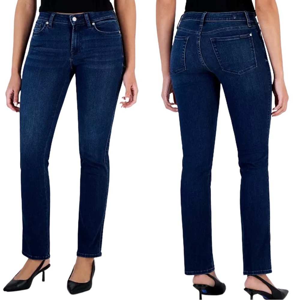 7 For All Mankind Kimmie Straight Jeans Size 26 **LIKE NEW**